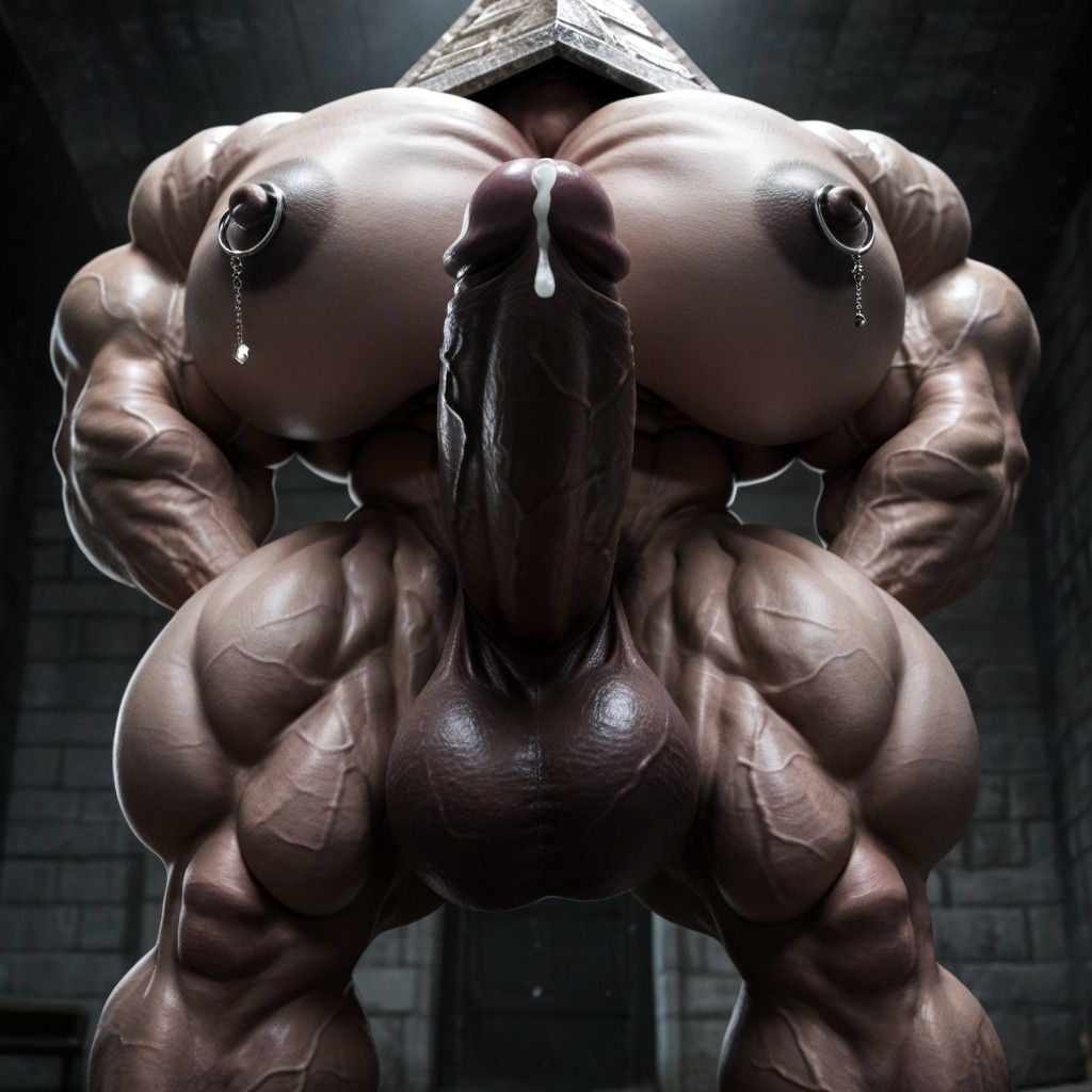 Extremely Large Ass, 18+, Wide Angle AI Gay Porn