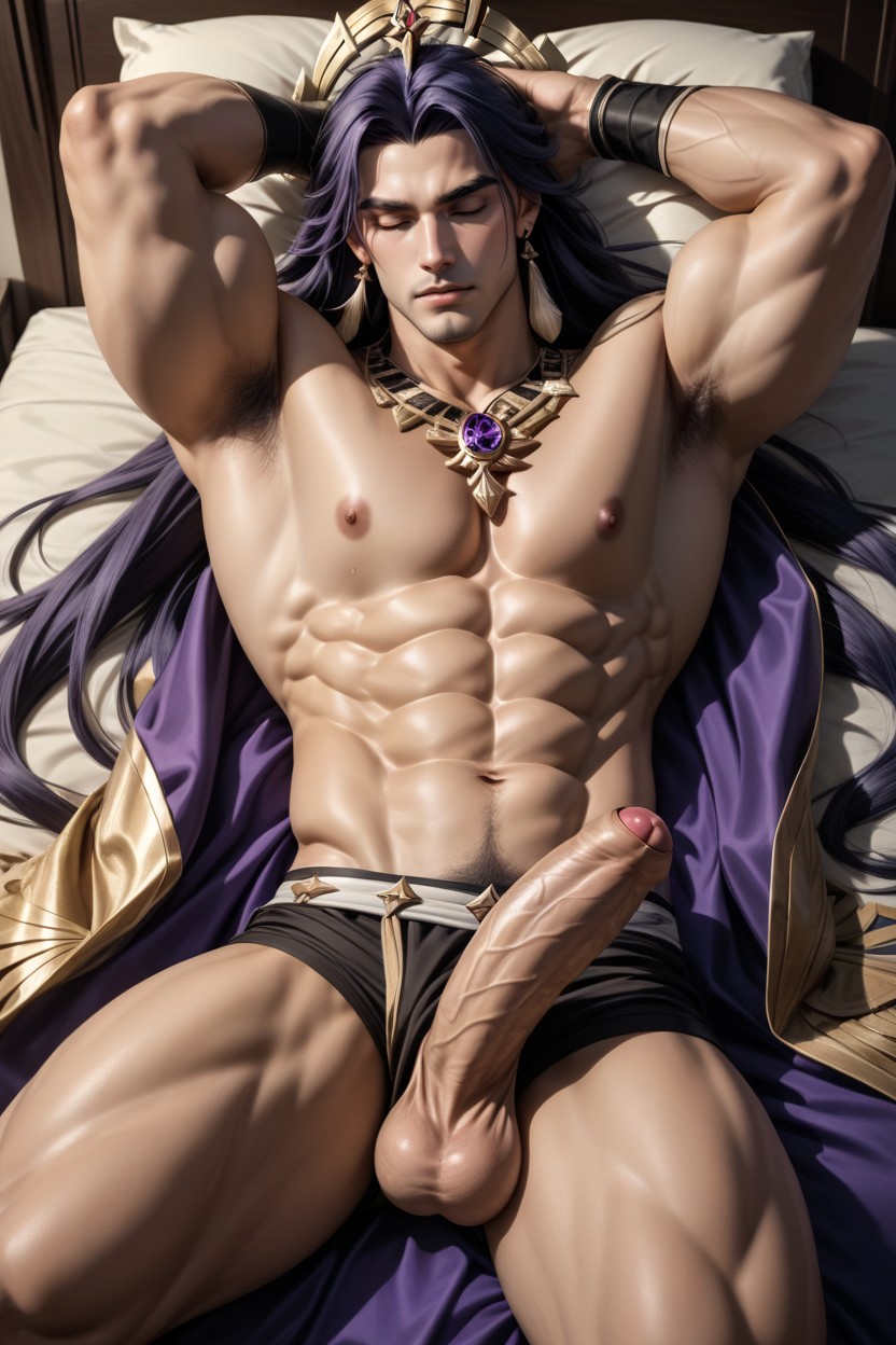 Cosplay, Closed Eyes, Fit AI Gay Porn