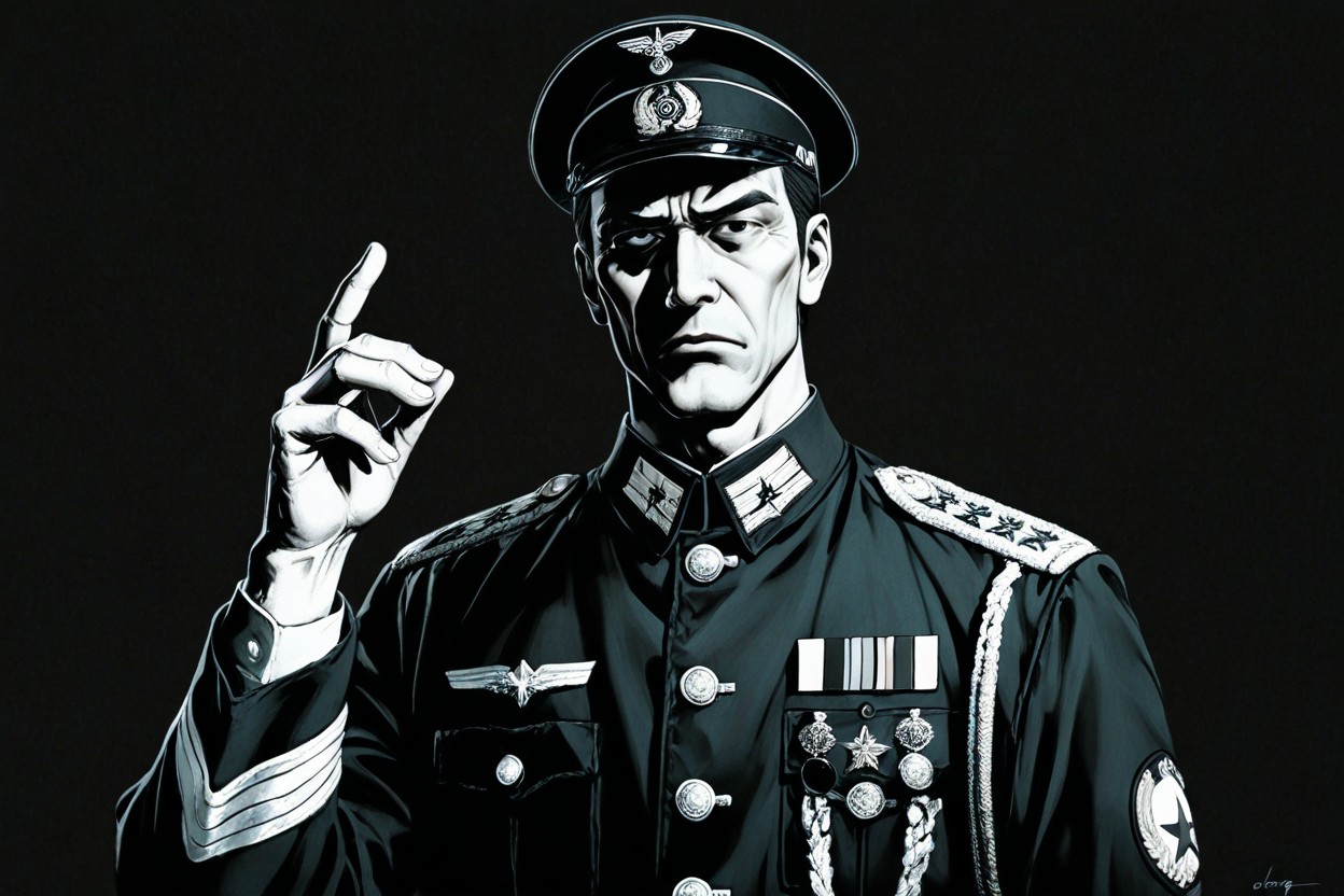Heavy Film Grain, Somber Wartime Atmosphere, Vintage Historical Photo Aesthetic AI Gay Porn