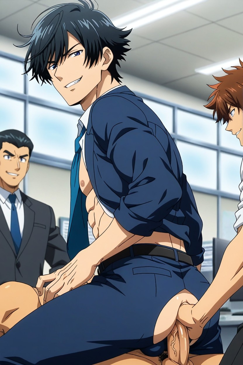 Office, Yaoi, Tall Guy AI Gay Porn