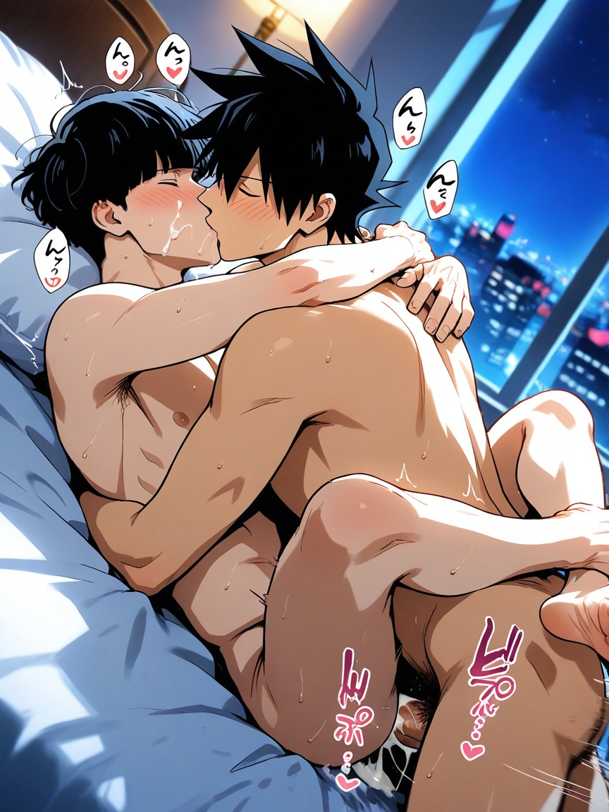 Atmospheric Light, Cum String, Gay AI Gay Porn