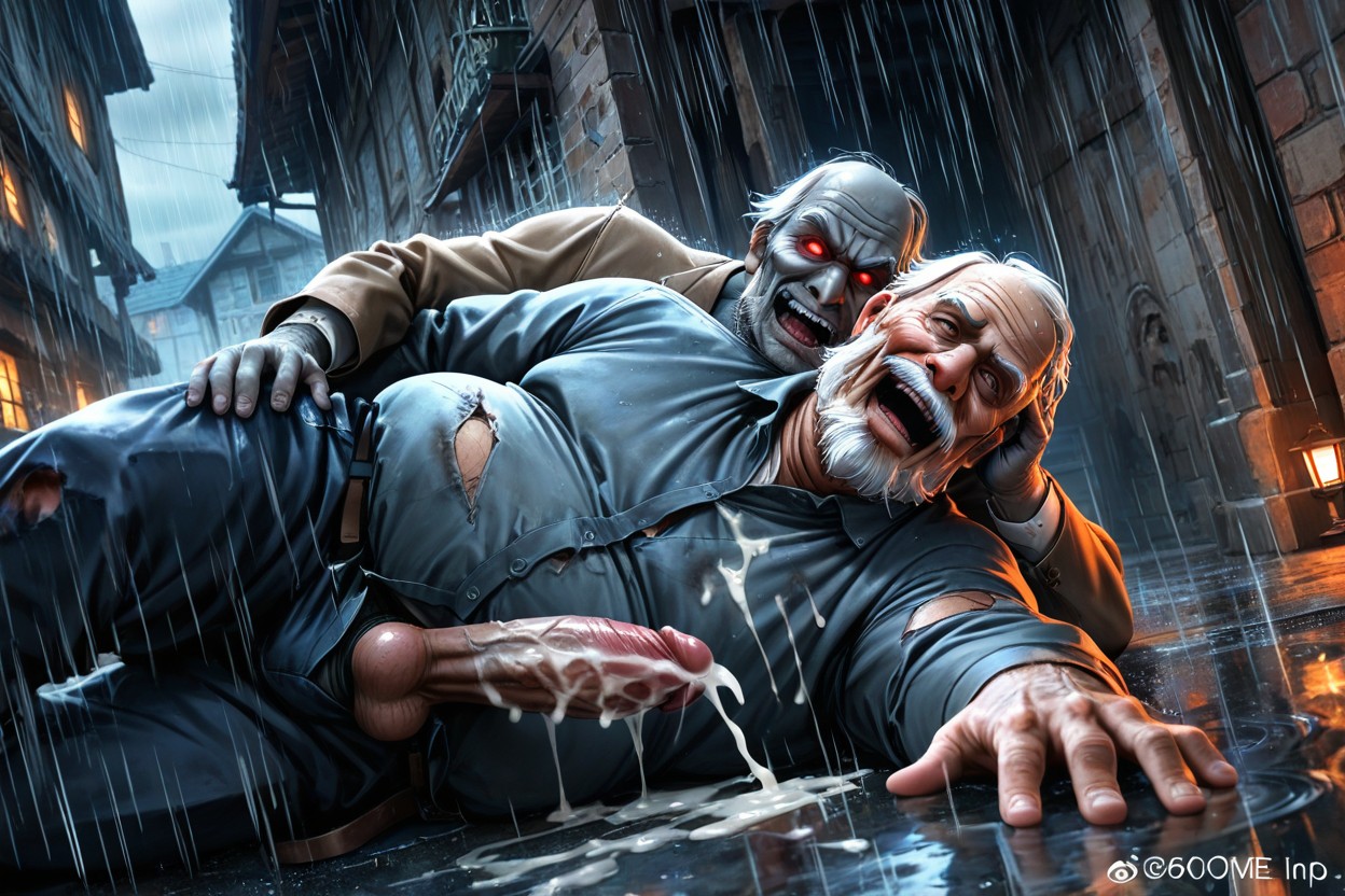 Gray Skin Zombie, Random Pose, Gray Skin Zombie Porno gay IA