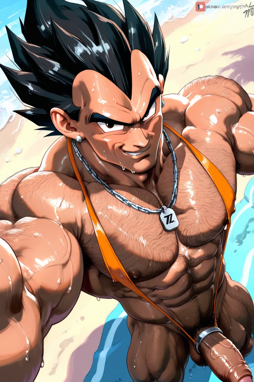 Handsome, Bara, Sweaty Mud On Skin AI同性恋黄片