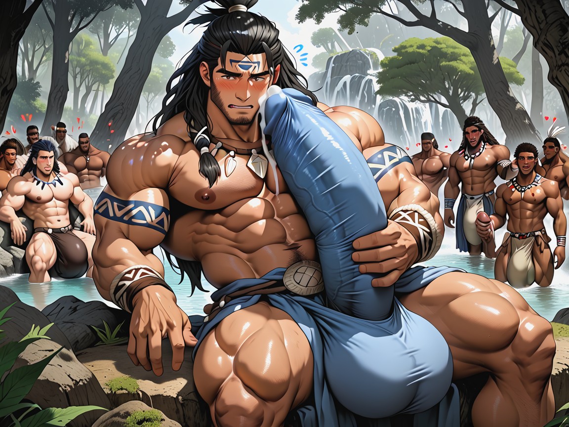 Nature, No Extra Limbs Or Digits, Male Only AI Gay Porn