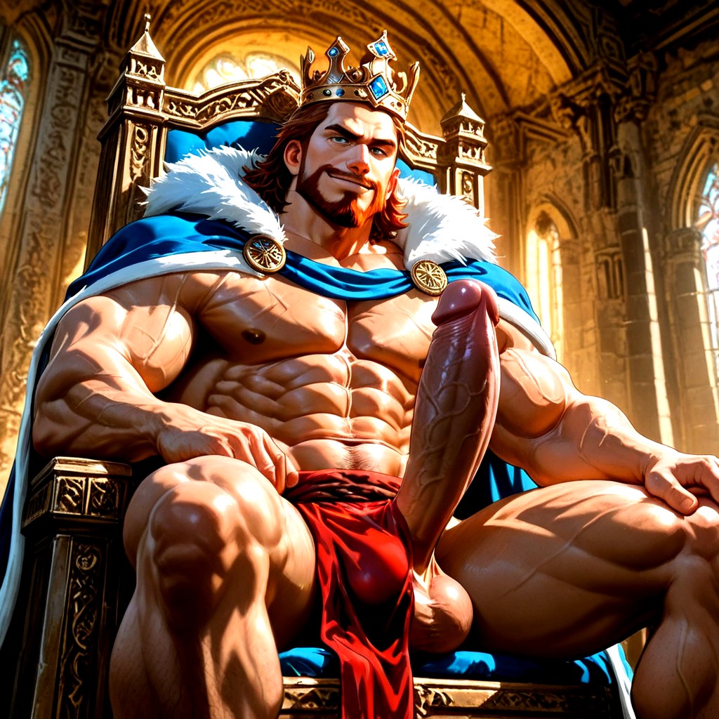 Red Loincloth AI Gay Porn