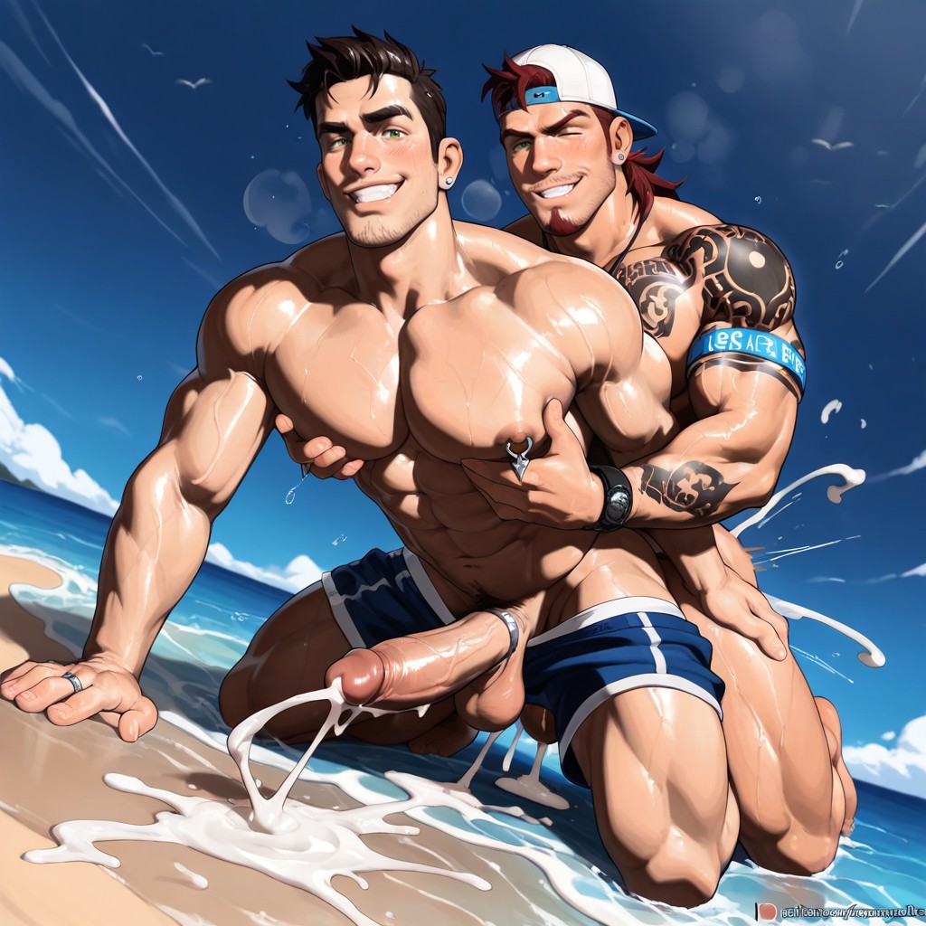 Squeezable, 18+, Only Men AI Gay Porn