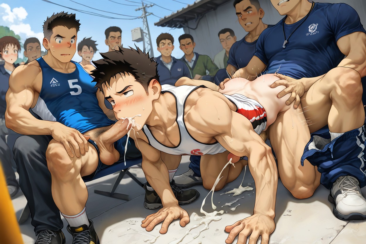 Hdr, No Tits, Orgy Gay Ma AI Gay Porn
