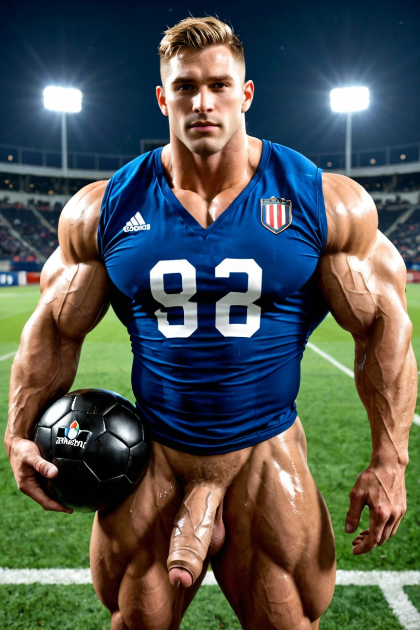 Massive Biceps, Hyper Muscular Biceps, Massive Thighs Porno gay IA
