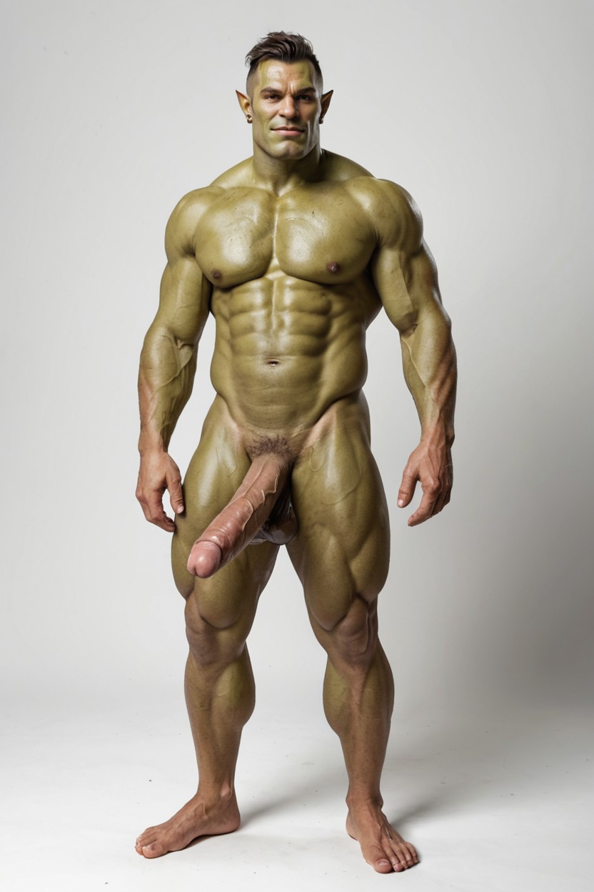 Super Detailed Penis, Massive Cock, Impossibly Long Hyper Penis AI Gay Porn