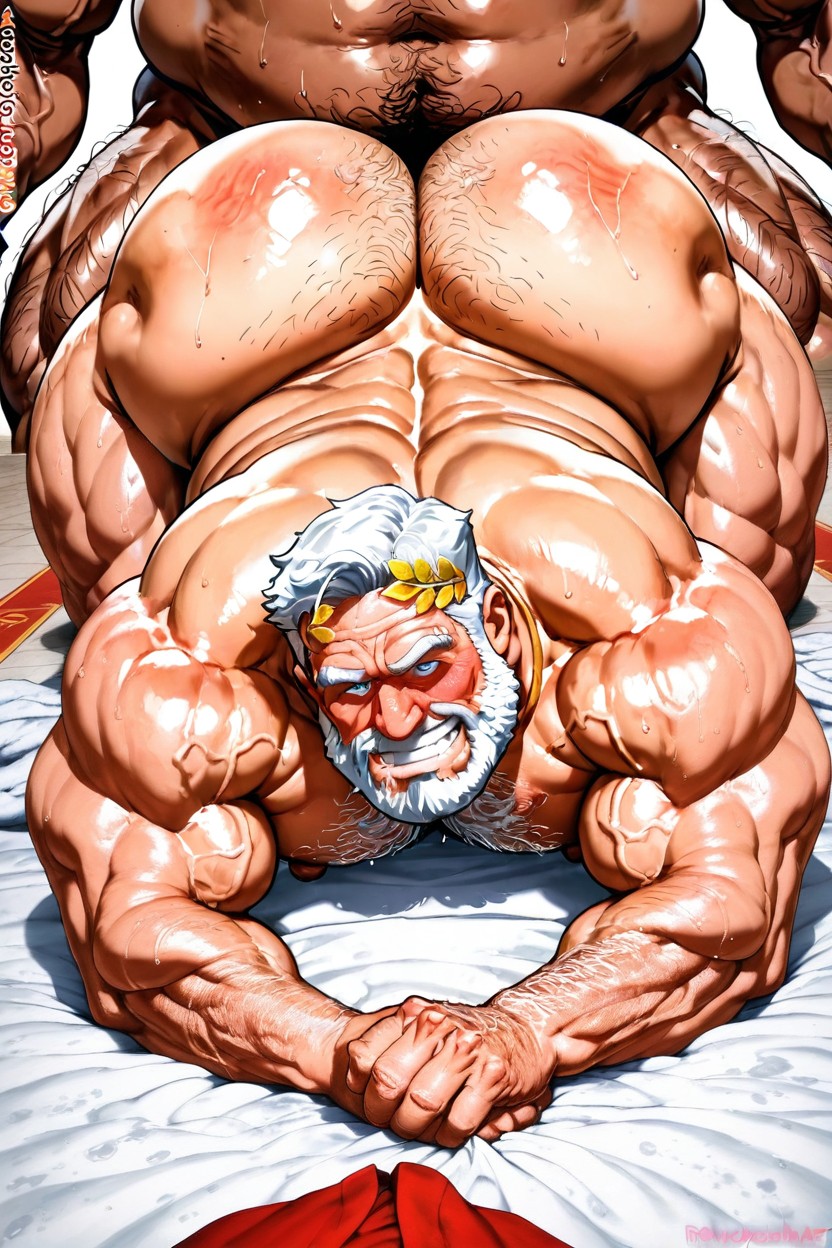 Hairy Ass, Fat Boobs, Rokudenashi Style AI Gay Porn