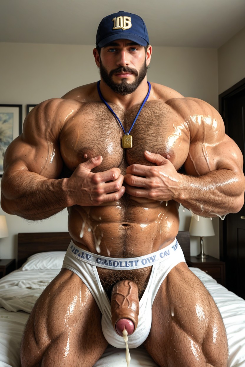 Scary, Hyper Muscular Body, Sex AI Gay Porn