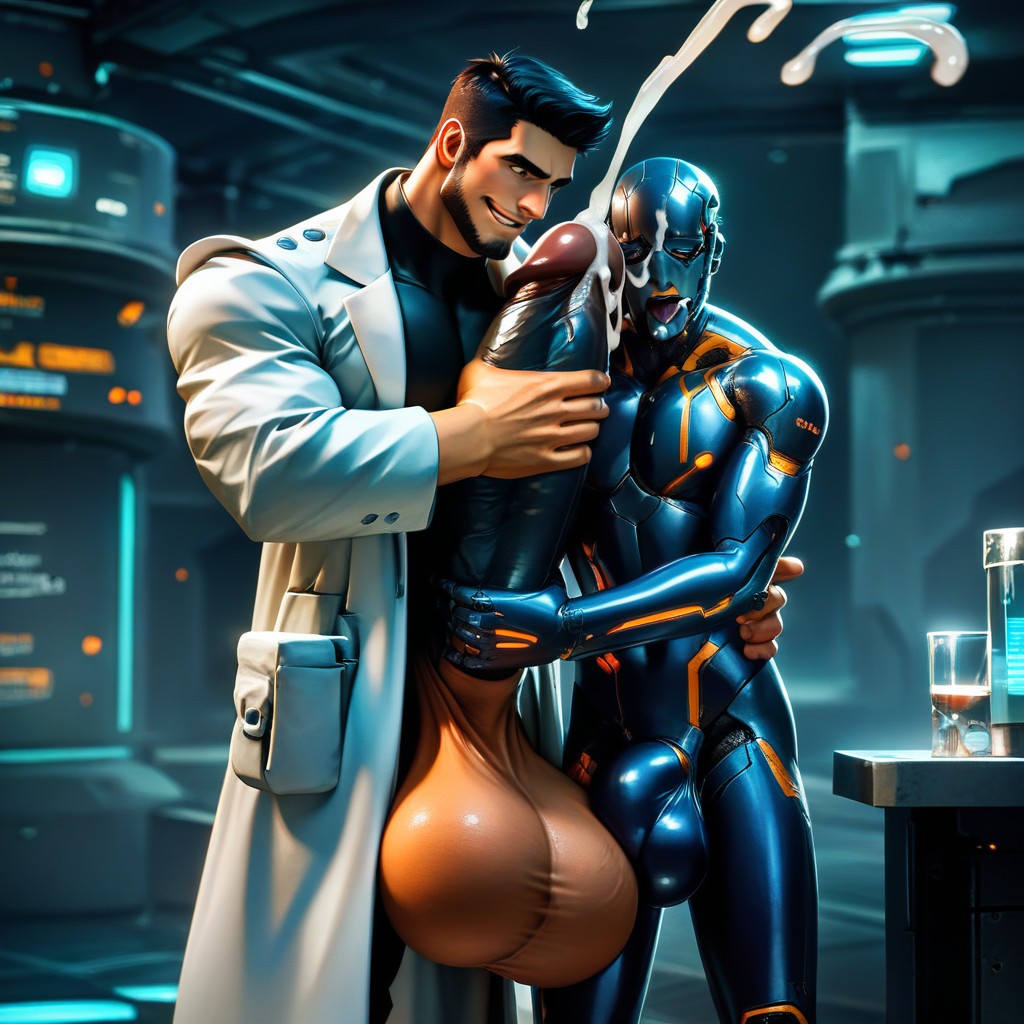 Bdsm Tied To Table, Correct Anatomy, No Extra Limbs Or Digits AI Gay Porn