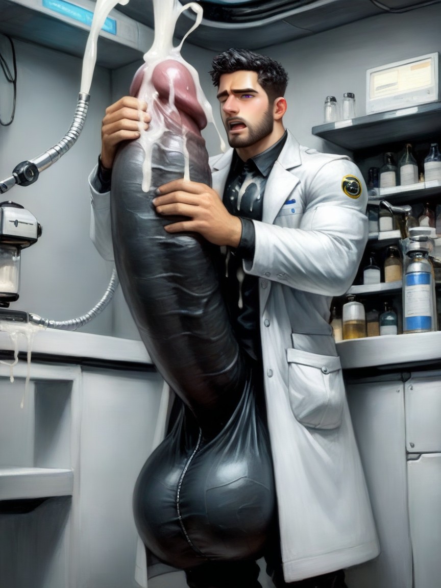 Sci-fi, Clearly Seperate Distinct Bodies, No Extra Limbs Or Digits AI Gay Porn