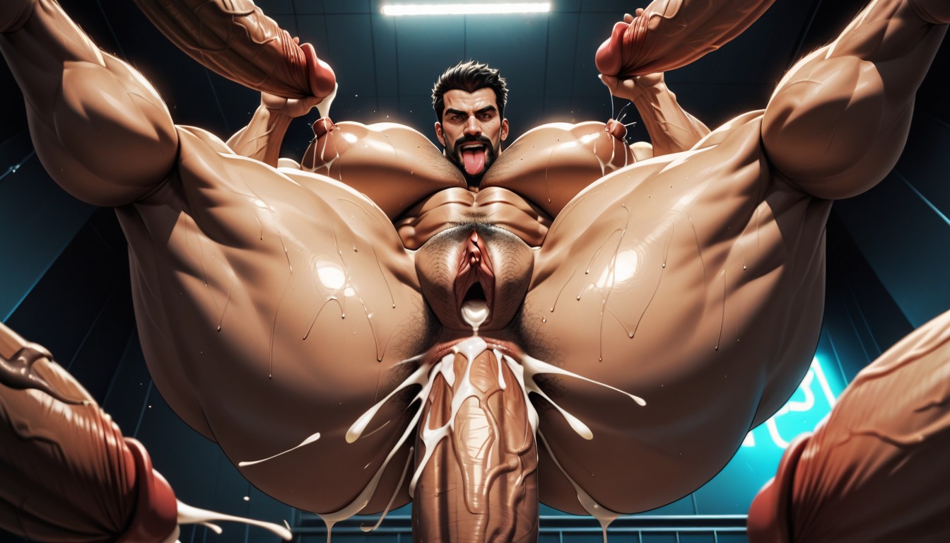 하렘, 벌거벗은, Hyper Boobs 게이 AI 포르노