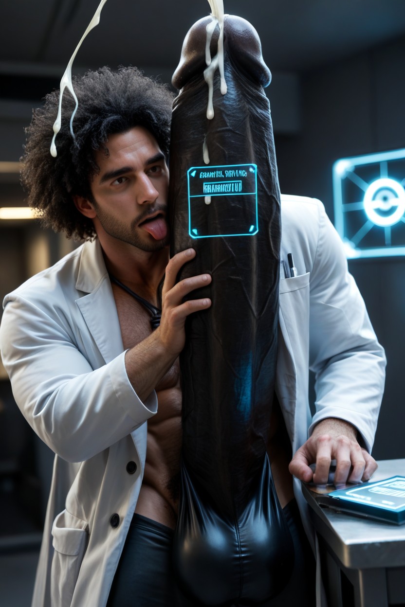 Gay, Giant Erect Bulge, Embarassed AI Gay Porn