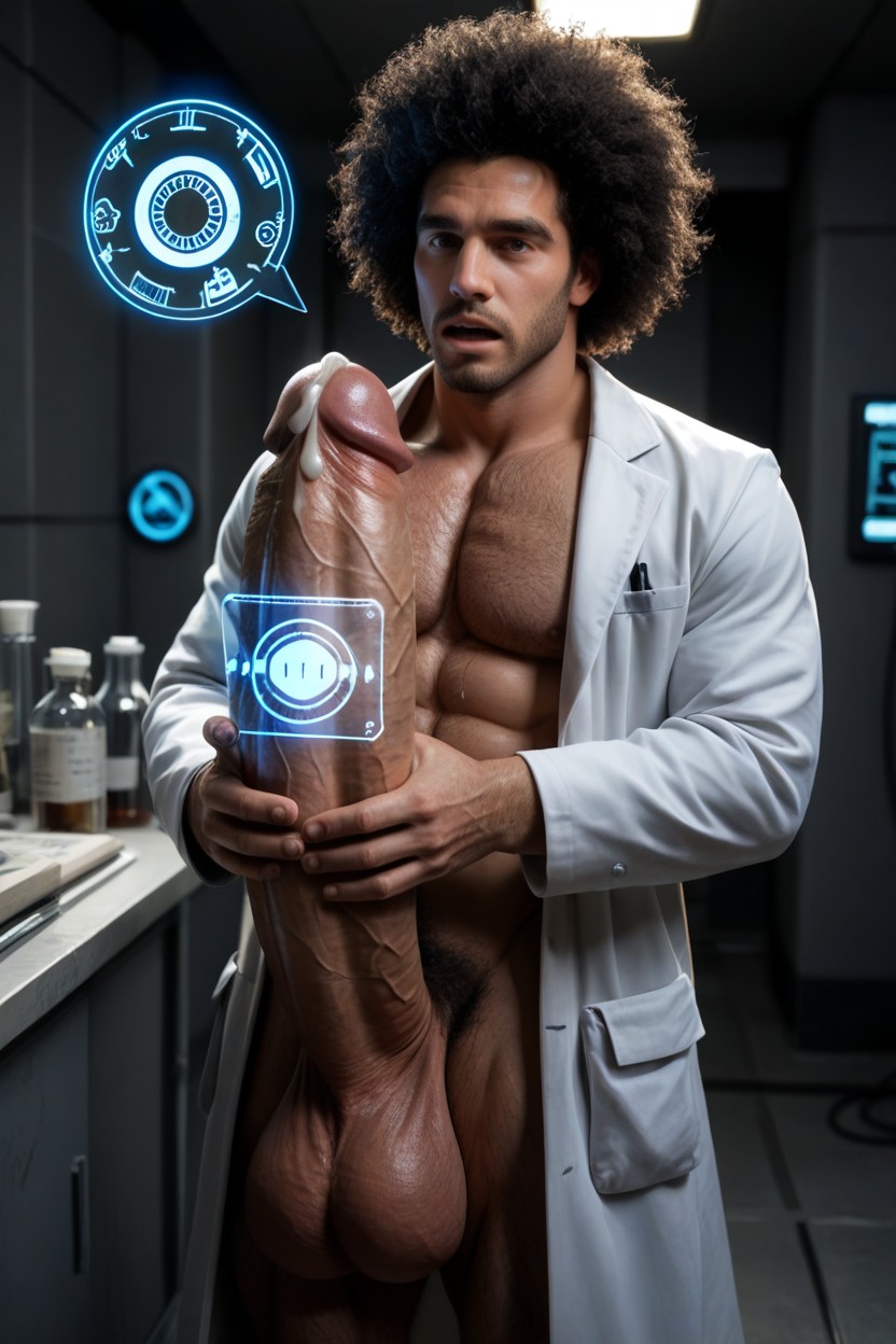 Futuristic, Orgasm Face, Bdsm Tied To Table AI Gay Porn