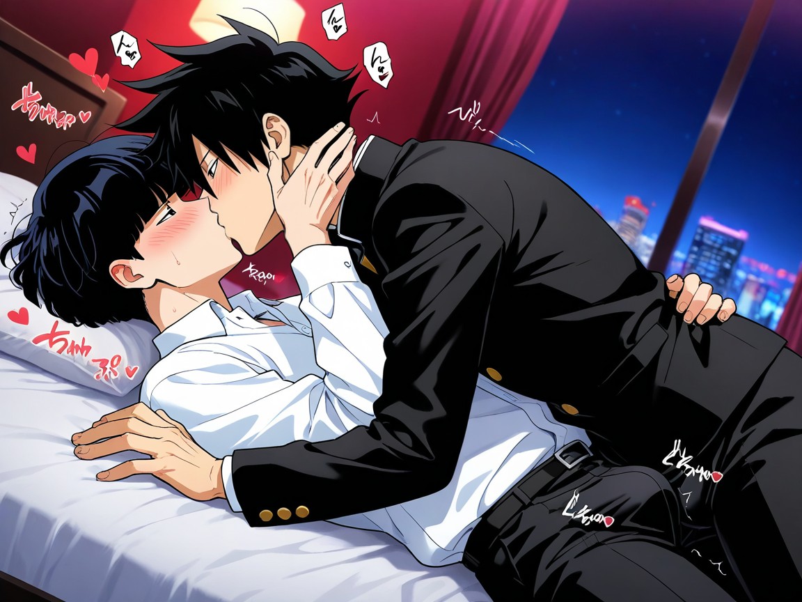 Clothed, Night, Gay 게이 AI 포르노