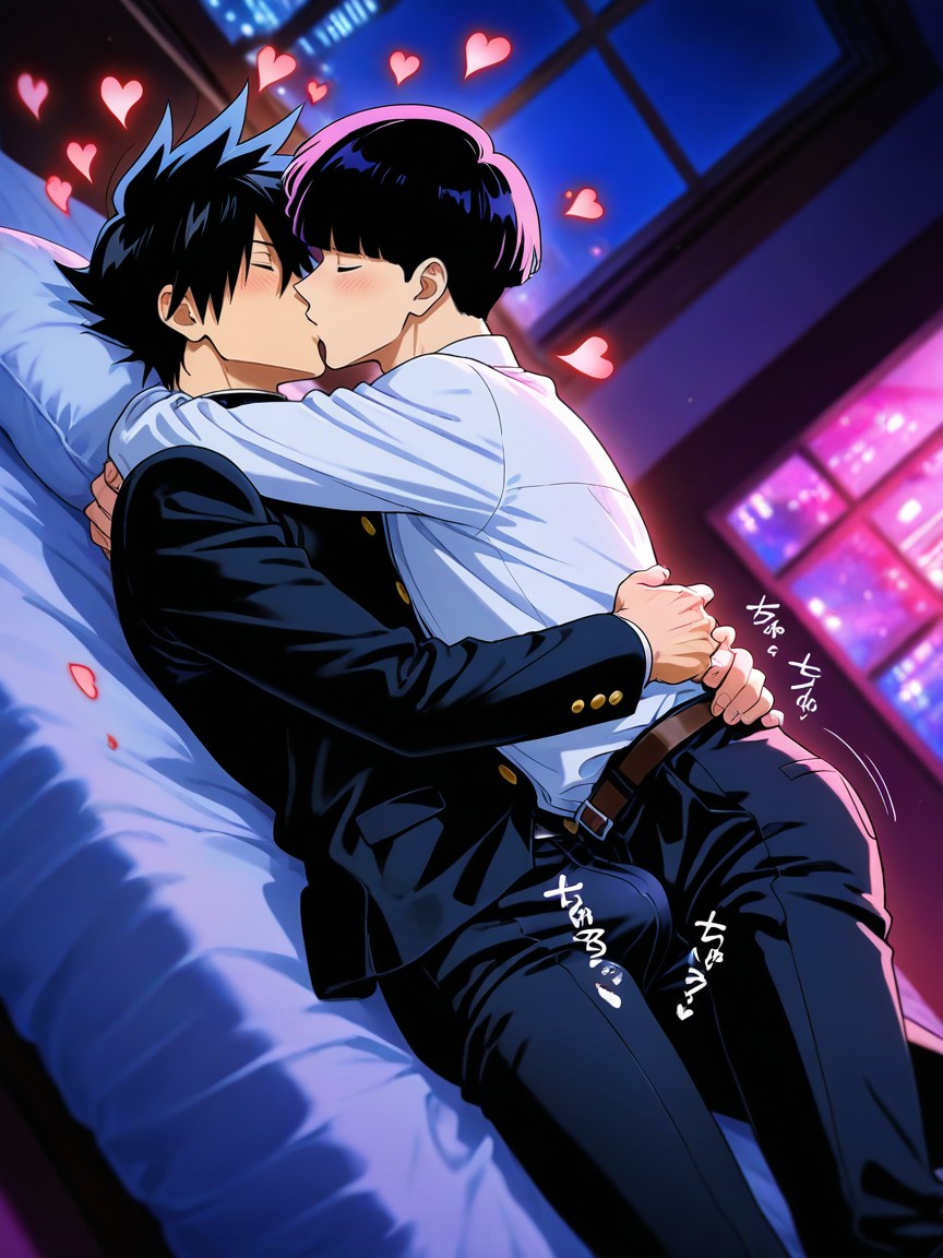 2 Pessoas, 25+, Blush Pornografia gay com IA