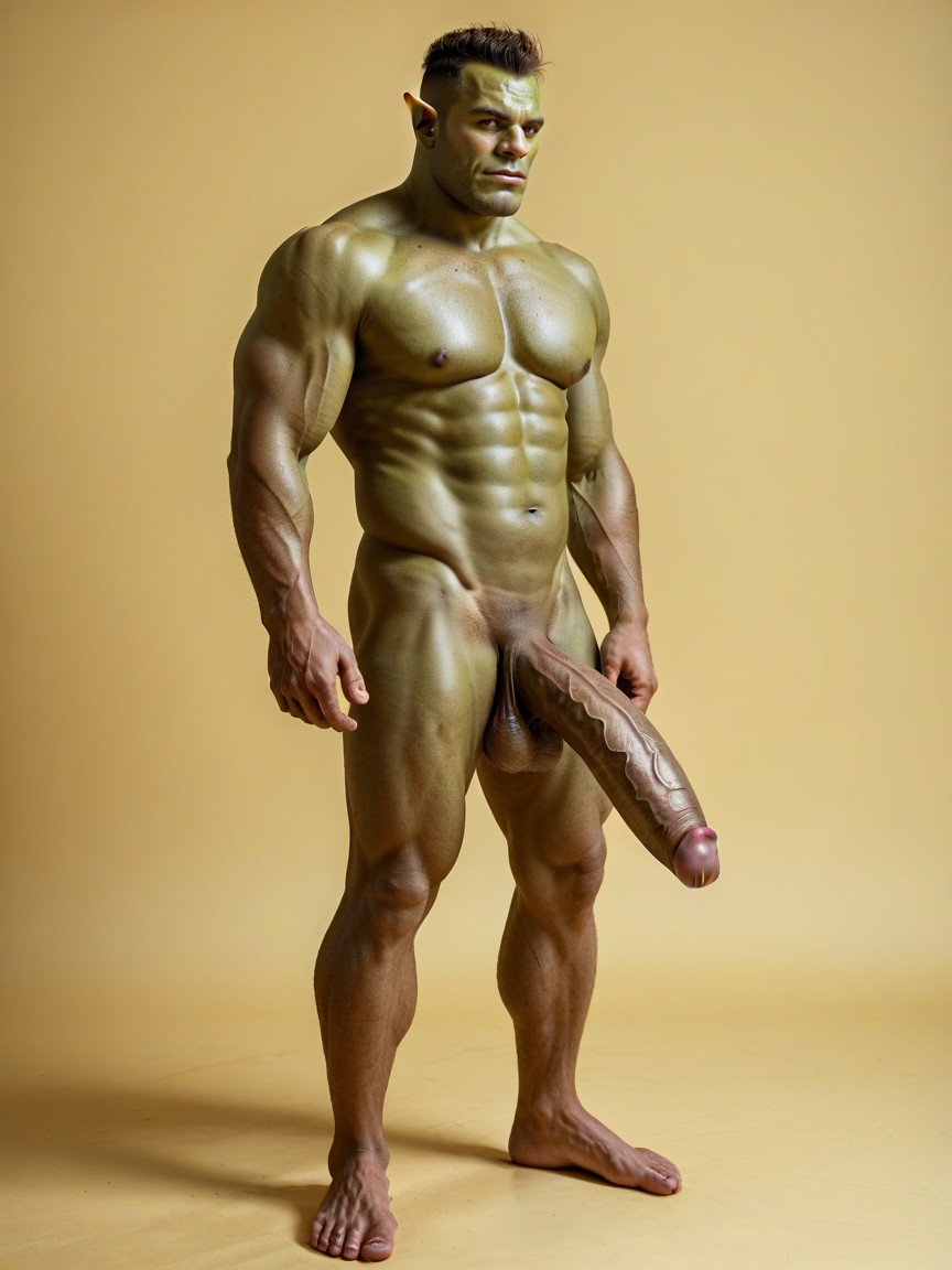 18+, Highly Detailed Penis, Huge Balls 게이 AI 포르노