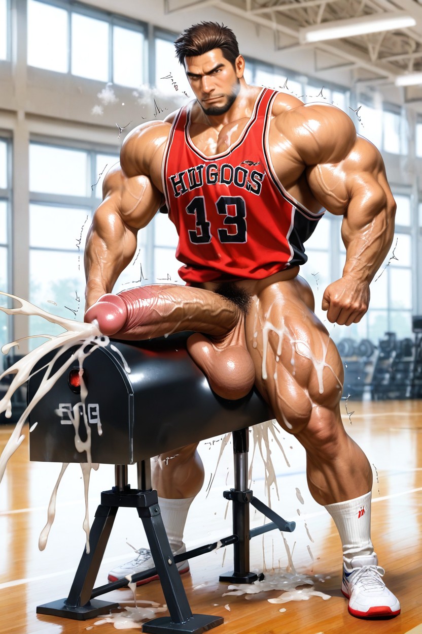 Balls On Floor, X-ray, Erect 게이 AI 포르노