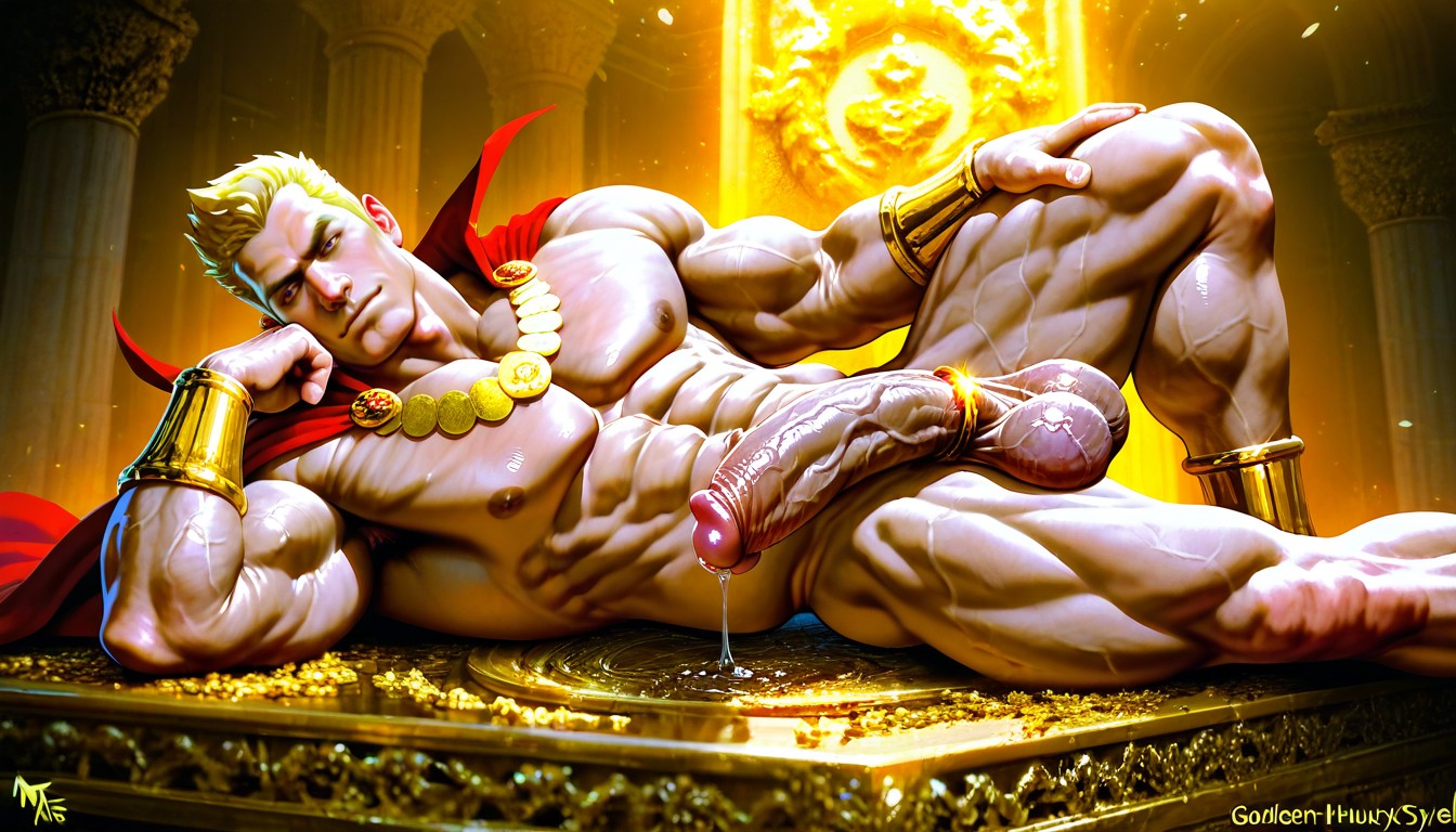 Muscular Legs, Cinemático, Meio-dia Pornografia gay com IA