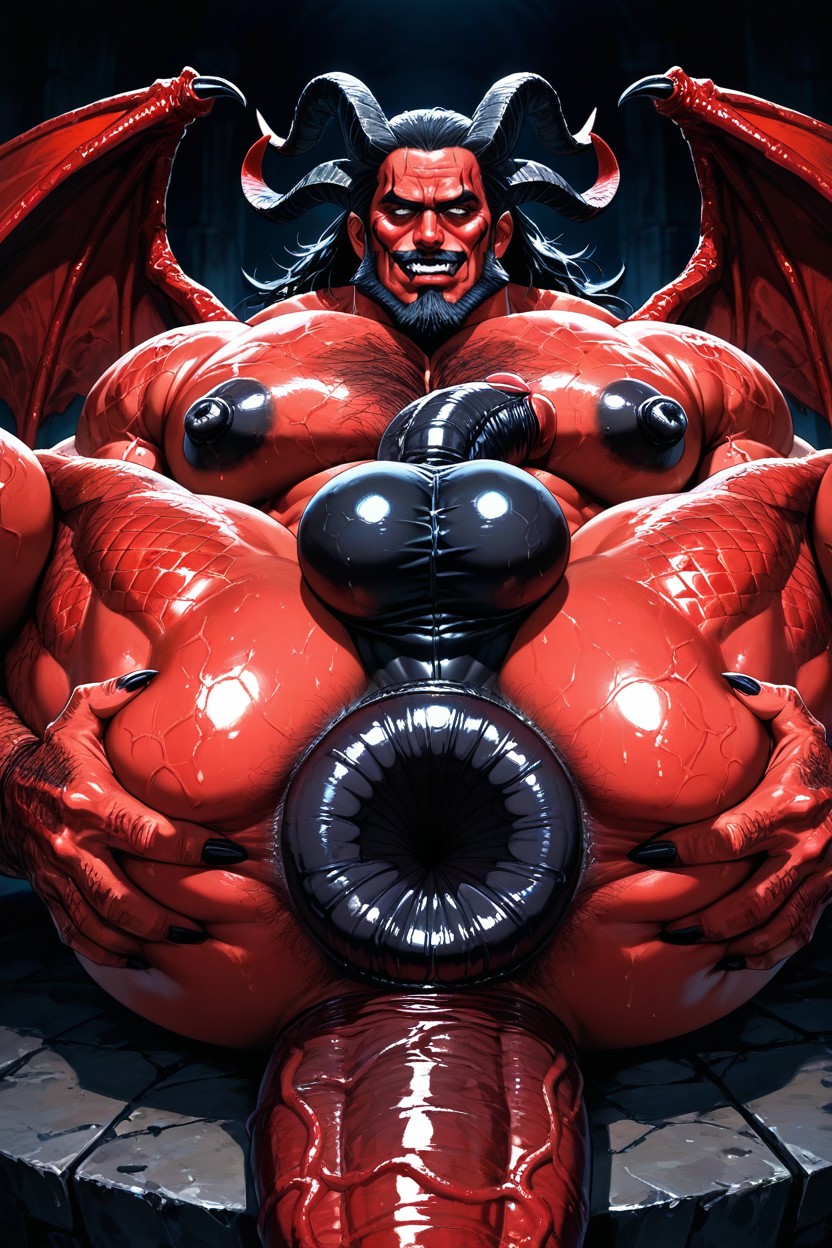 Showing Anus To The Viewer, Lucifer, Hd 게이 AI 포르노