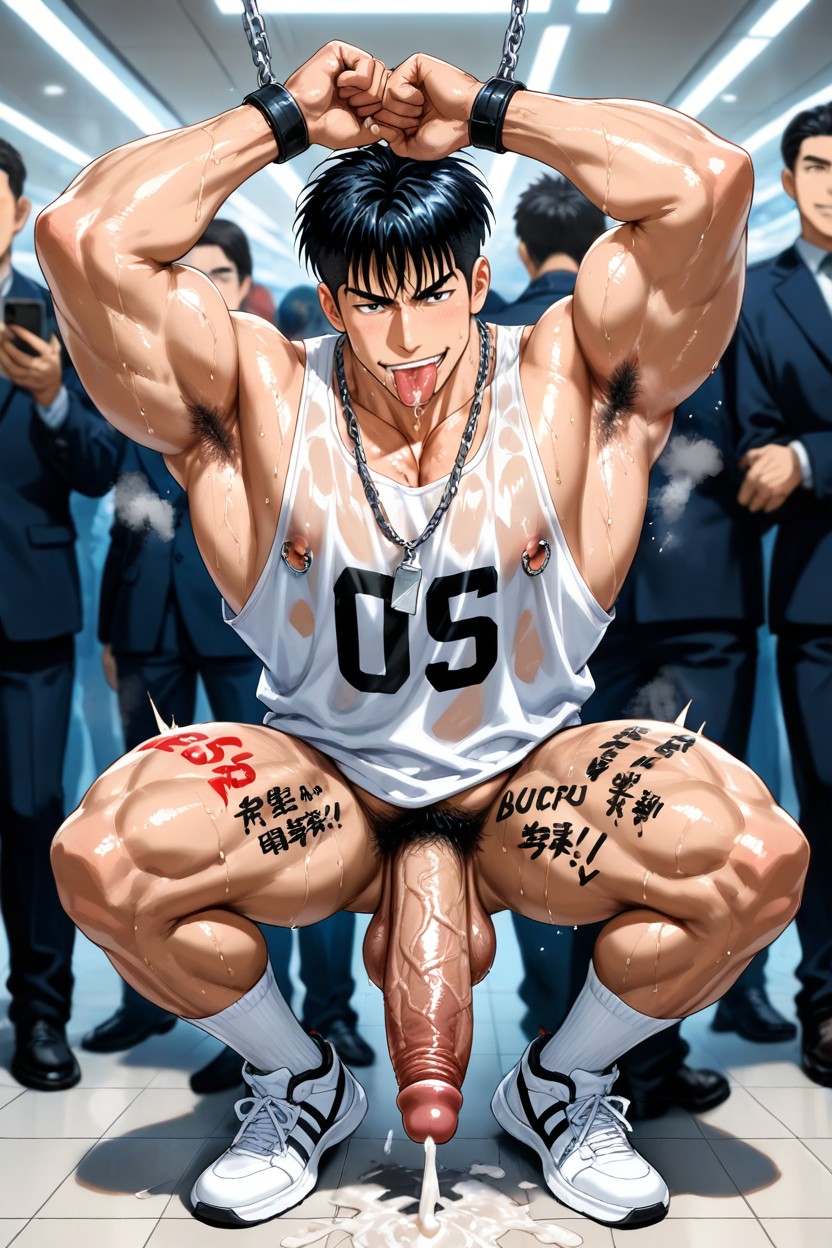 Fat Thigh, Full Body View, Sweaty 게이 AI 포르노