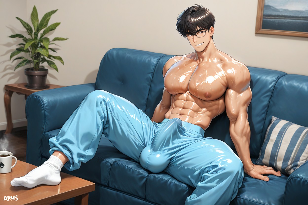 Jock, Erection, Glasses 게이 AI 포르노