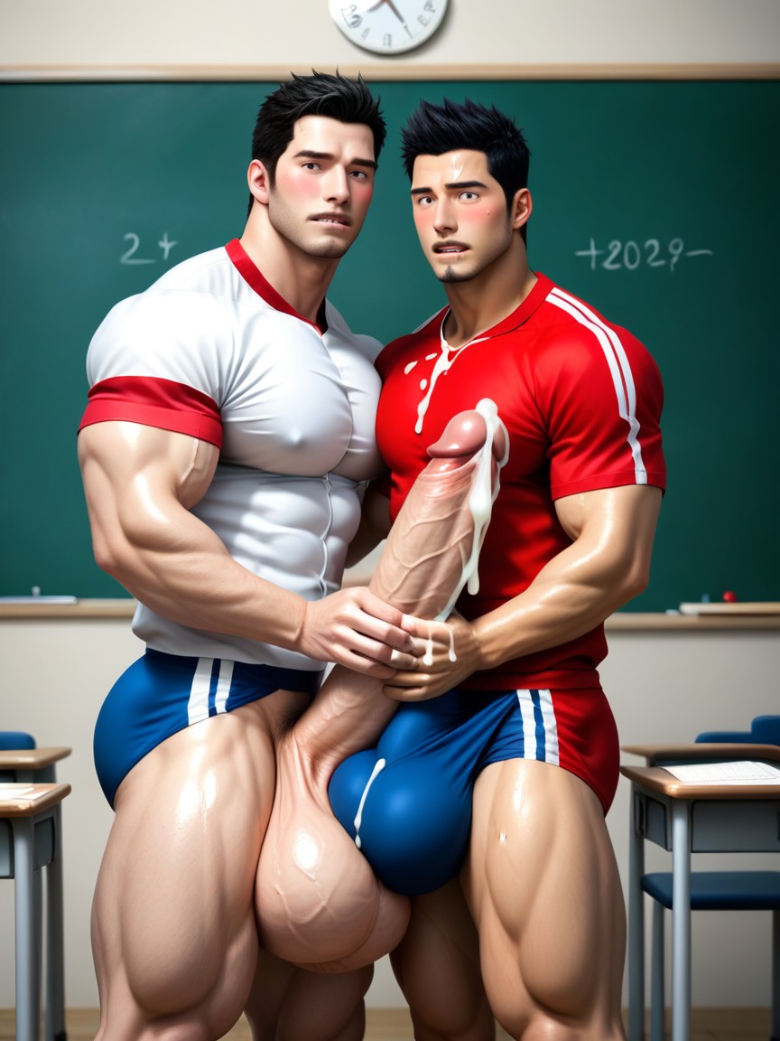 Penis Pump, Clear Lines, Cum Machine 게이 AI 포르노