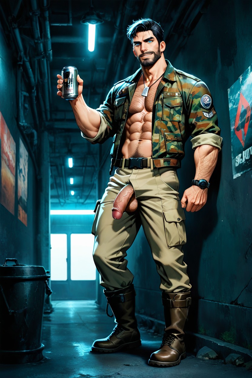 Bar, Jason Todd, With Black Hair And Blue Eyes AI Gay Porn