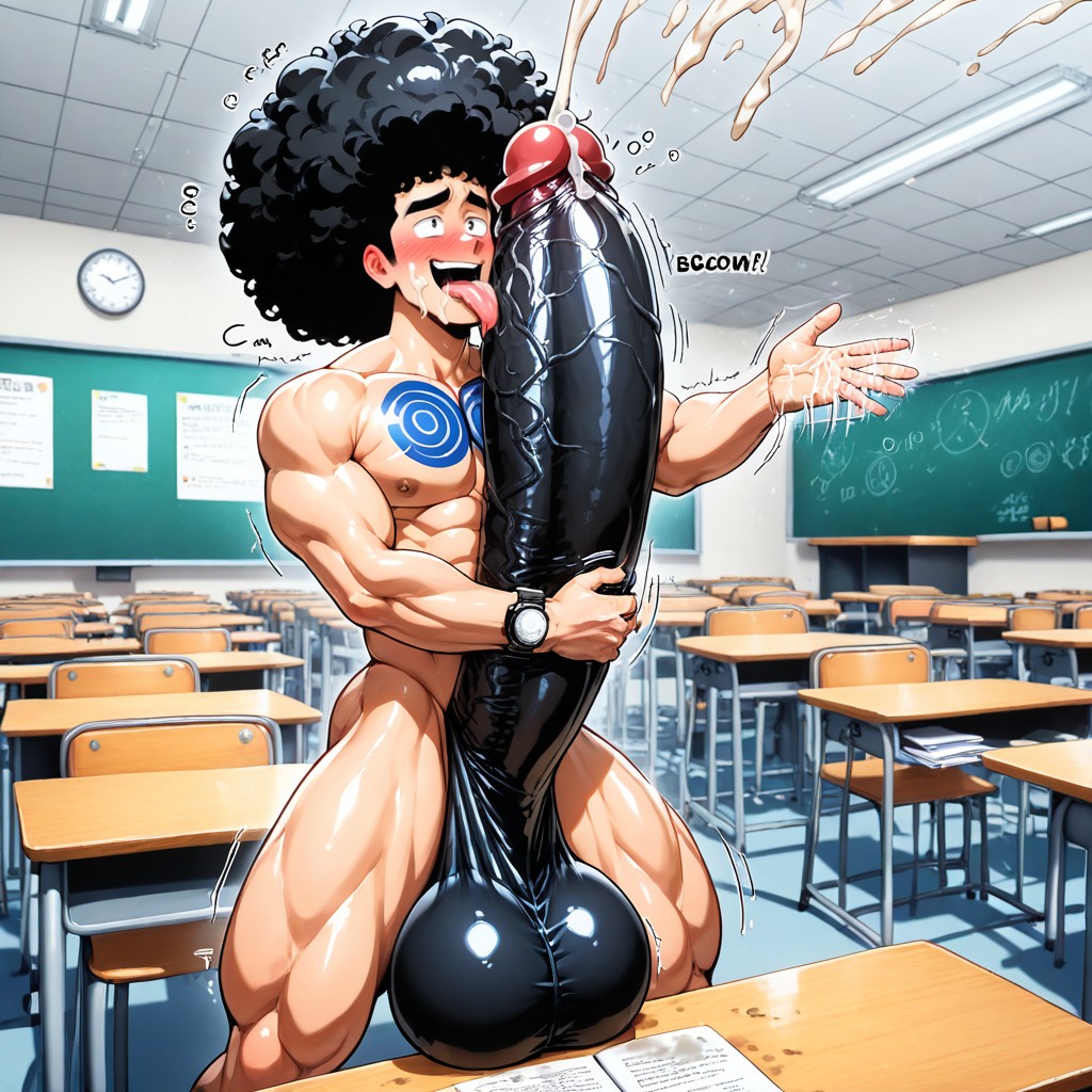 거대한, 타투, 아프리카 게이 AI 포르노