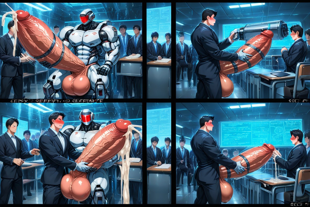 K, Electronics Class, Hyper Excess Cum 게이 AI 포르노