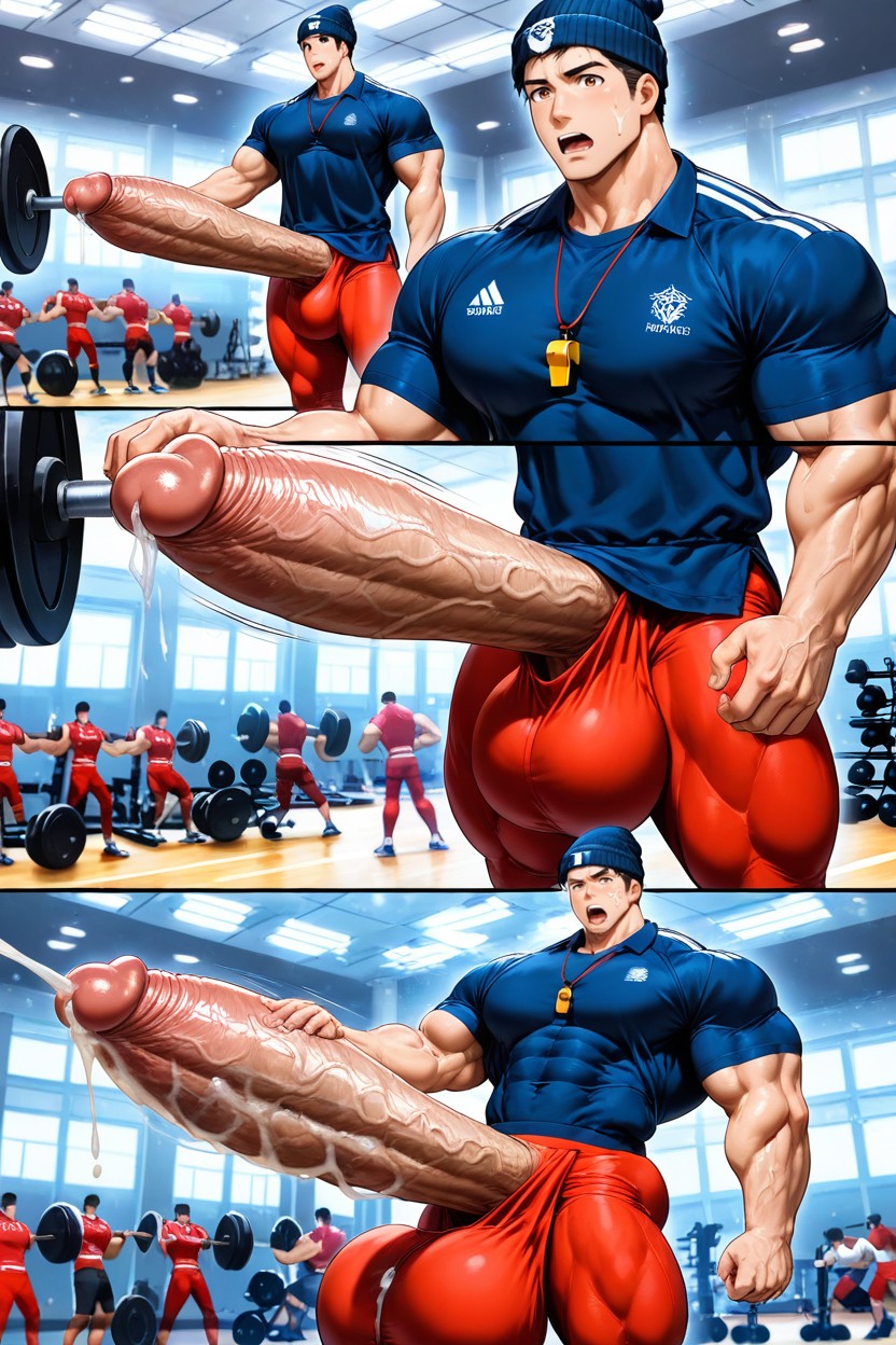 Licking Cock, Hyper Excess Cum, Only Men AI同性戀黃片
