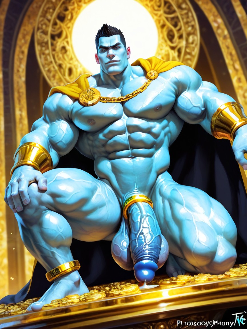 Octane Render, Sculpted Abs, Strong Lines Pornografia gay com IA