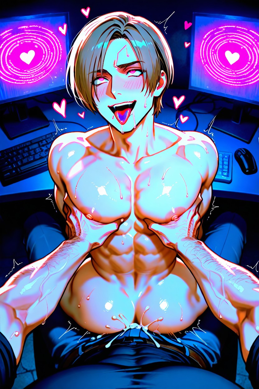 Corrupted, Twitching, Pink Eyes AI同性戀黃片