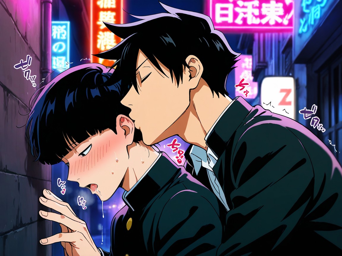 일본인, Kageyama Shigeo From Mobpsycho, 부끄러움 게이 AI 포르노