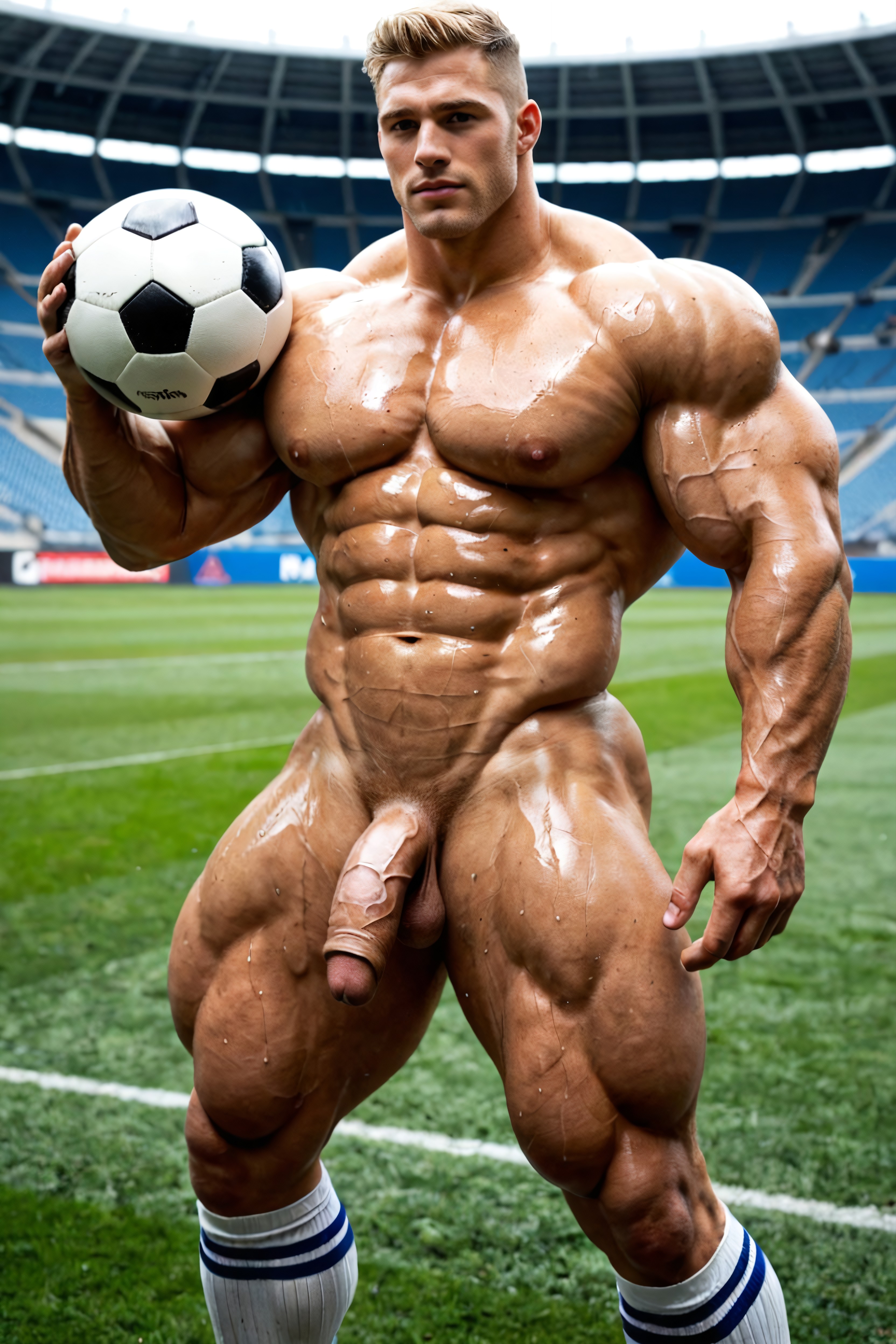 Impossibly Hyper Masculine, 18+, Veiny Arms ゲイAIポルノ