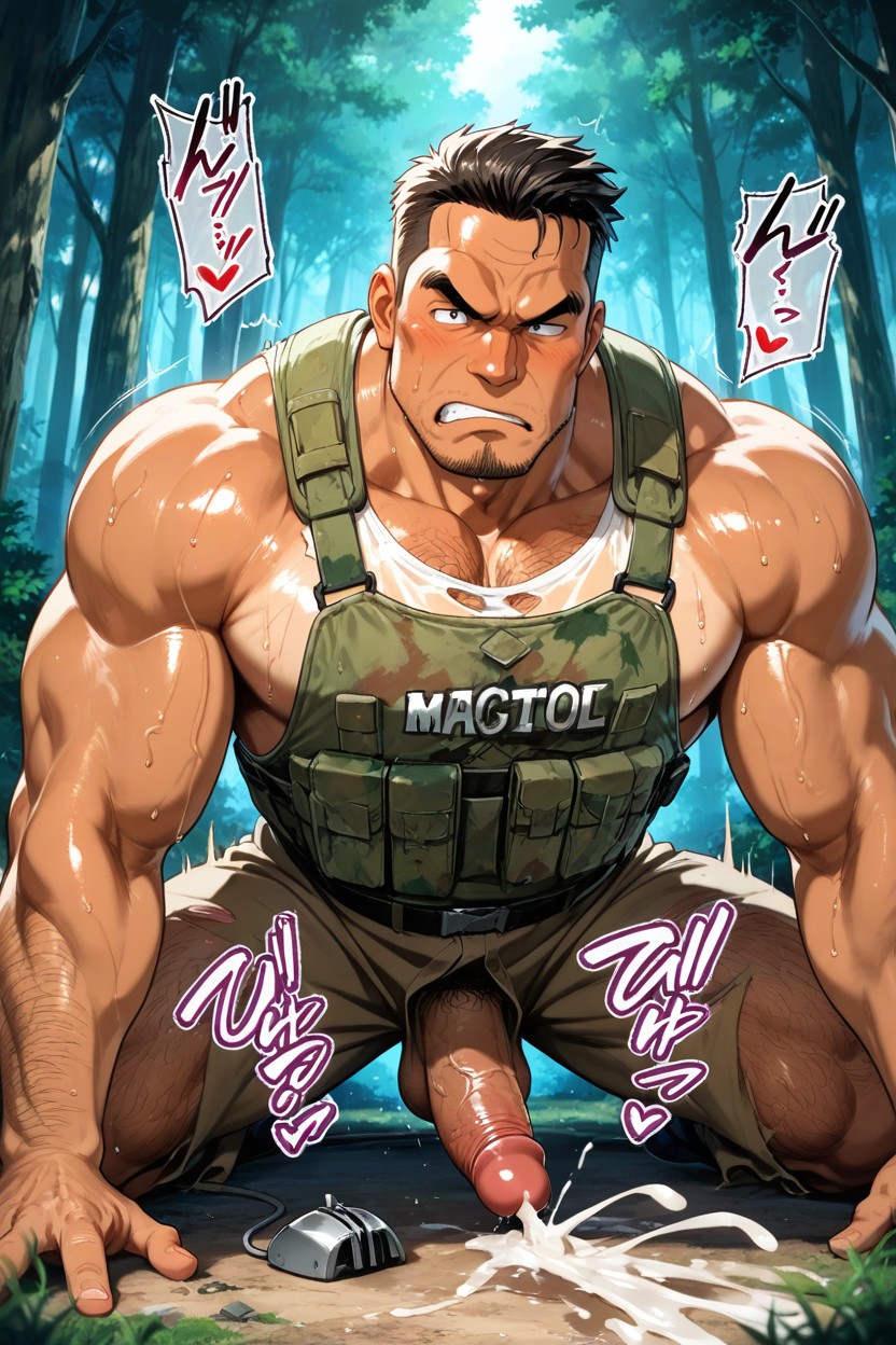 Close Up Asshole, Exposing Asshole, The Thighs 게이 AI 포르노