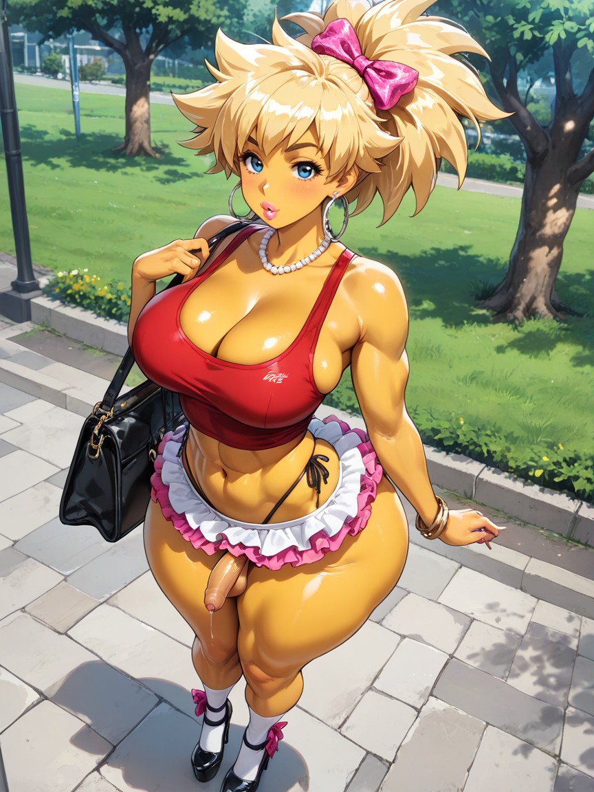 In The Park, One Expensive Shoulder Bag For Women, Fully Erect Cock 게이 AI 포르노