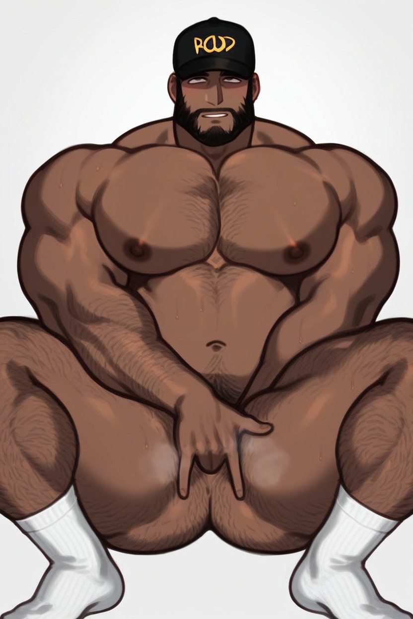 Rolling Eyes, Thick, 1 Person AI Gay Porn