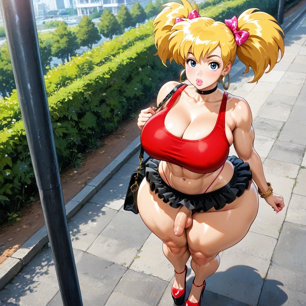 Lisa Simpson, Gyaru, Blue Eyes AI Gay Porn