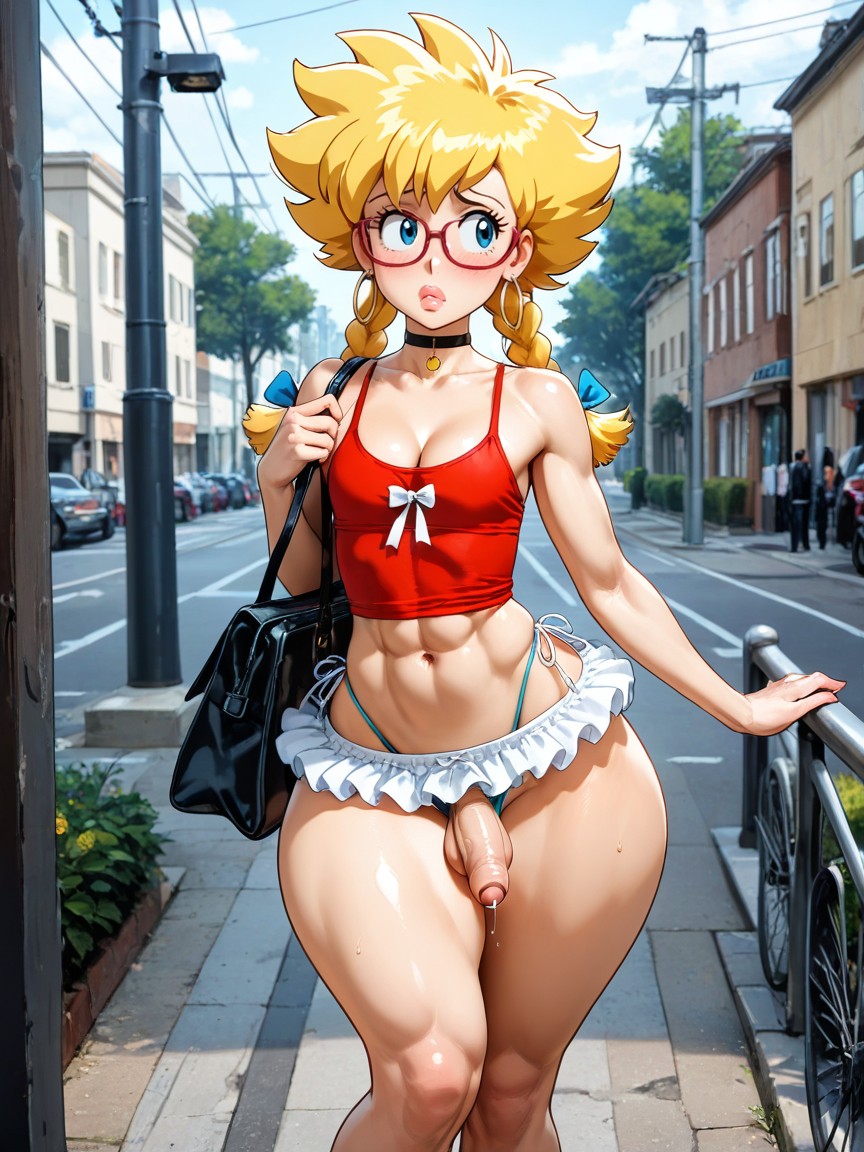 女装男子, Bare Stomach, Very Sexy ゲイAIポルノ