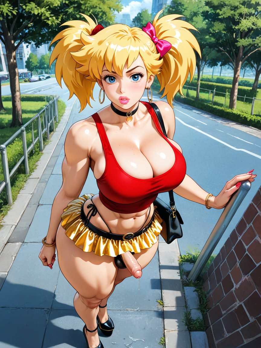 Top Down, Public Hair, Thick Thighs AI Gay Porn