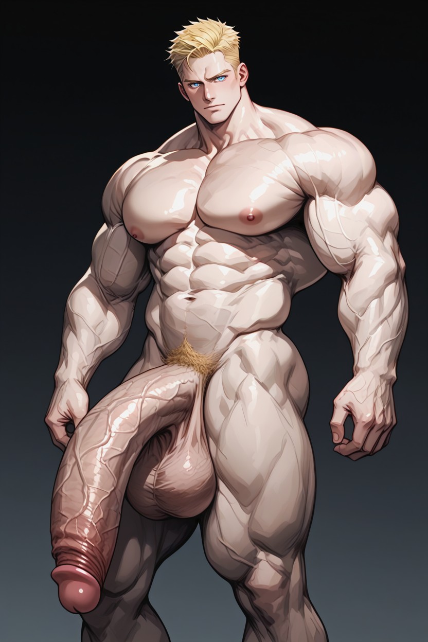 Pale Skin, Toned Physique, Toned Body Porno IA Gay