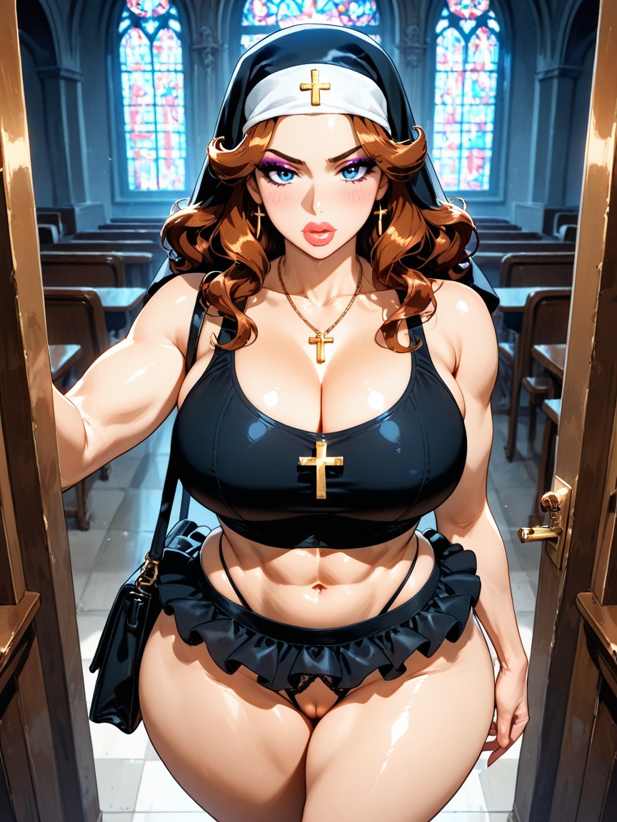 Layered Hair, Fit, Extremely Large Ass AI Gay Porn