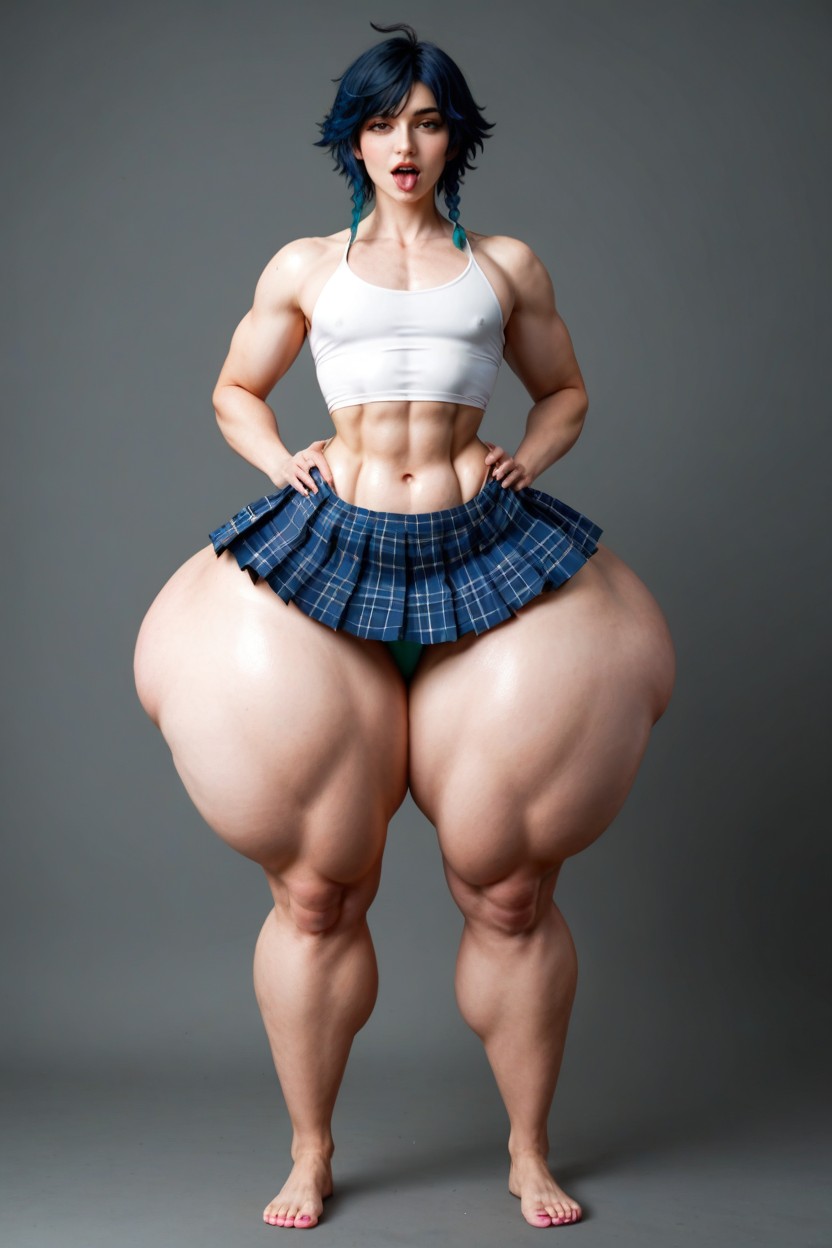 Massive Ass, Blue Hair Veryshort Hair, Colossal Ass AI同性戀黃片