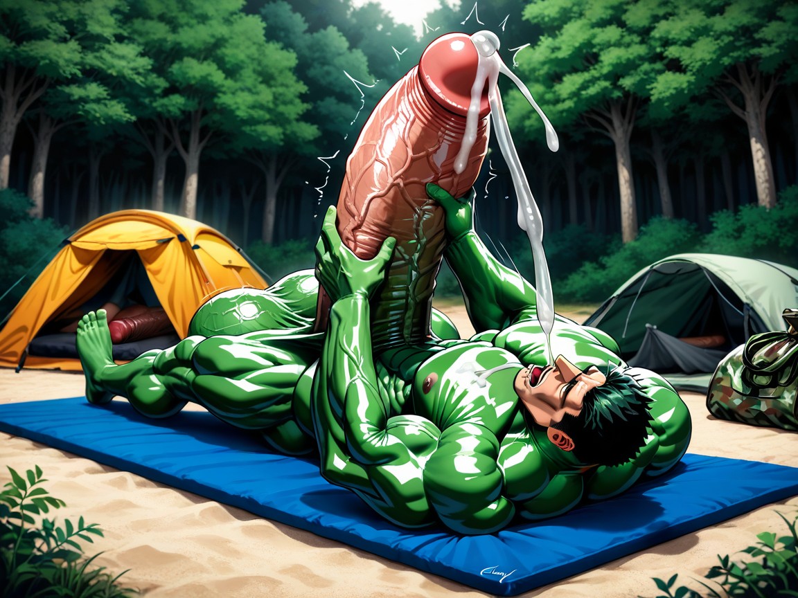 Hugging, Excess Cum, Camping AI同性戀黃片