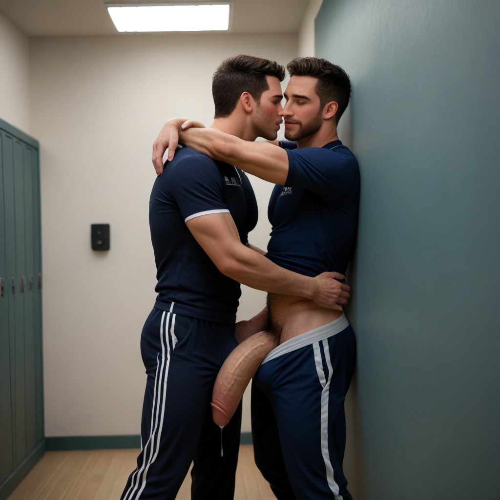 Male Only, Hq, Black Hair AI Gay Porn