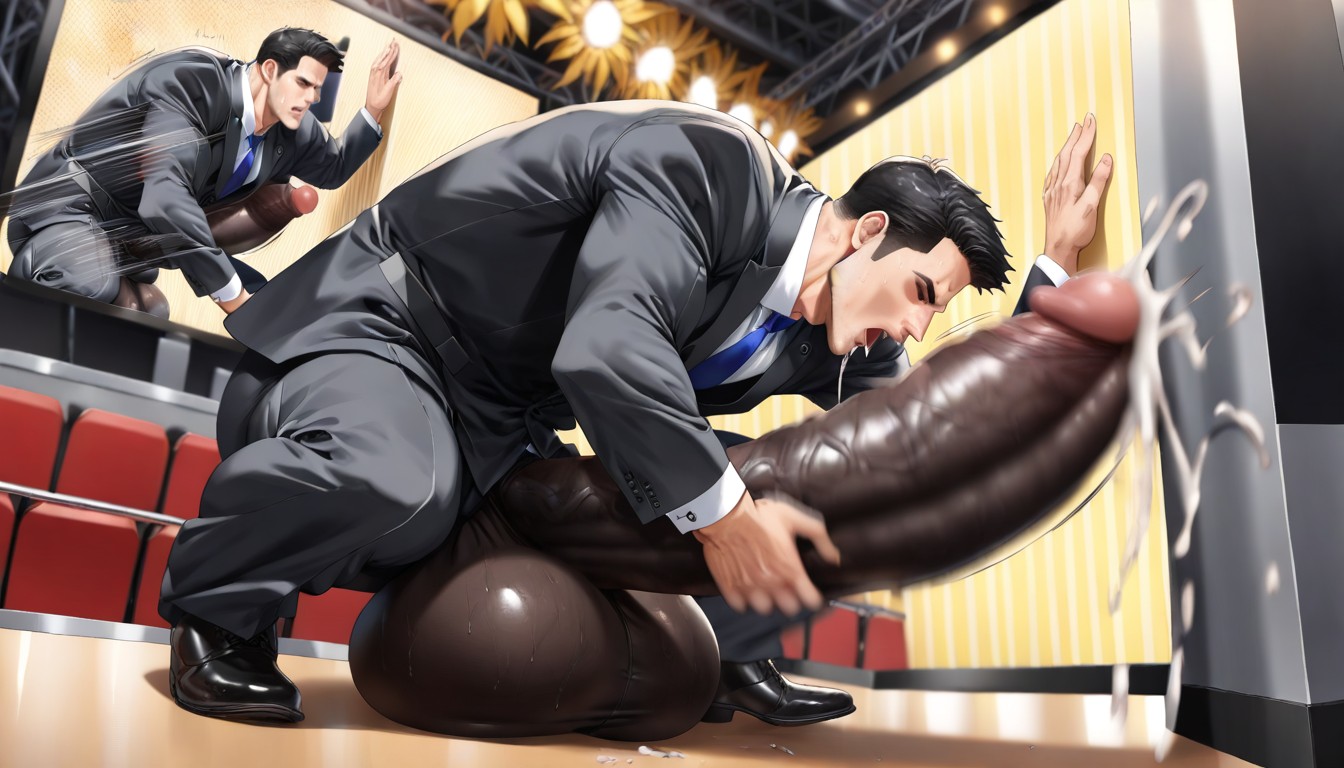 Fondling Balls, Giant Erect Bulge, Helping Hand ゲイAIポルノ