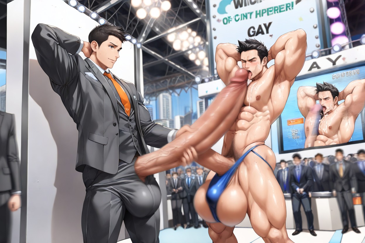 Gameshow, Tongue Out, Helping Hand AI同性戀黃片